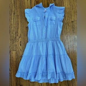 Beautiful light chambray dress used for family pictures size YL
